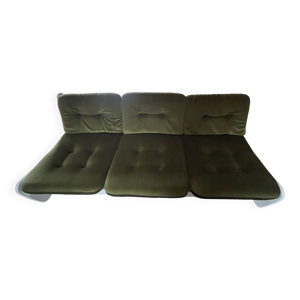 Canapé velours annees