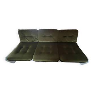 velvet sofa from the 70s