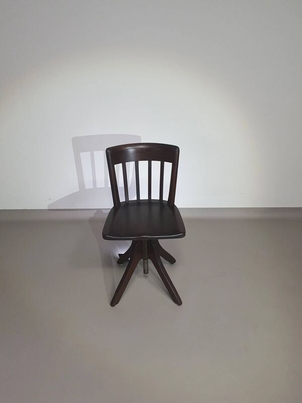 Chaise de bureau américaine. Hauteur réglable 45/56 cm. Marque Rüegg Naegeli (Suisse).