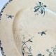 Large oval iron earth dish Gien