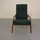 Organic Teak Armchair by Hartmut Lohmeyer for Wilkhahn, 1960s