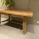 Table ferme poncée rallonges 260 cm