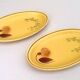 1960s 2 dishes Ateliers du Revernay France (Digoin Saône-et-Loire) Matte stoneware