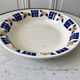 Hollow dish / salad bowl badonviller with geometric patterns 30s