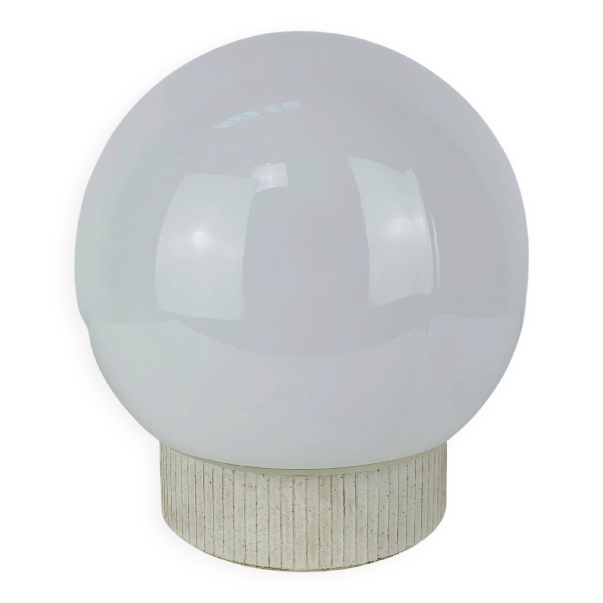 Vintage opaline ball wall light