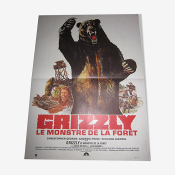 The grizzly movie poster