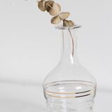 Golden vintage decanter