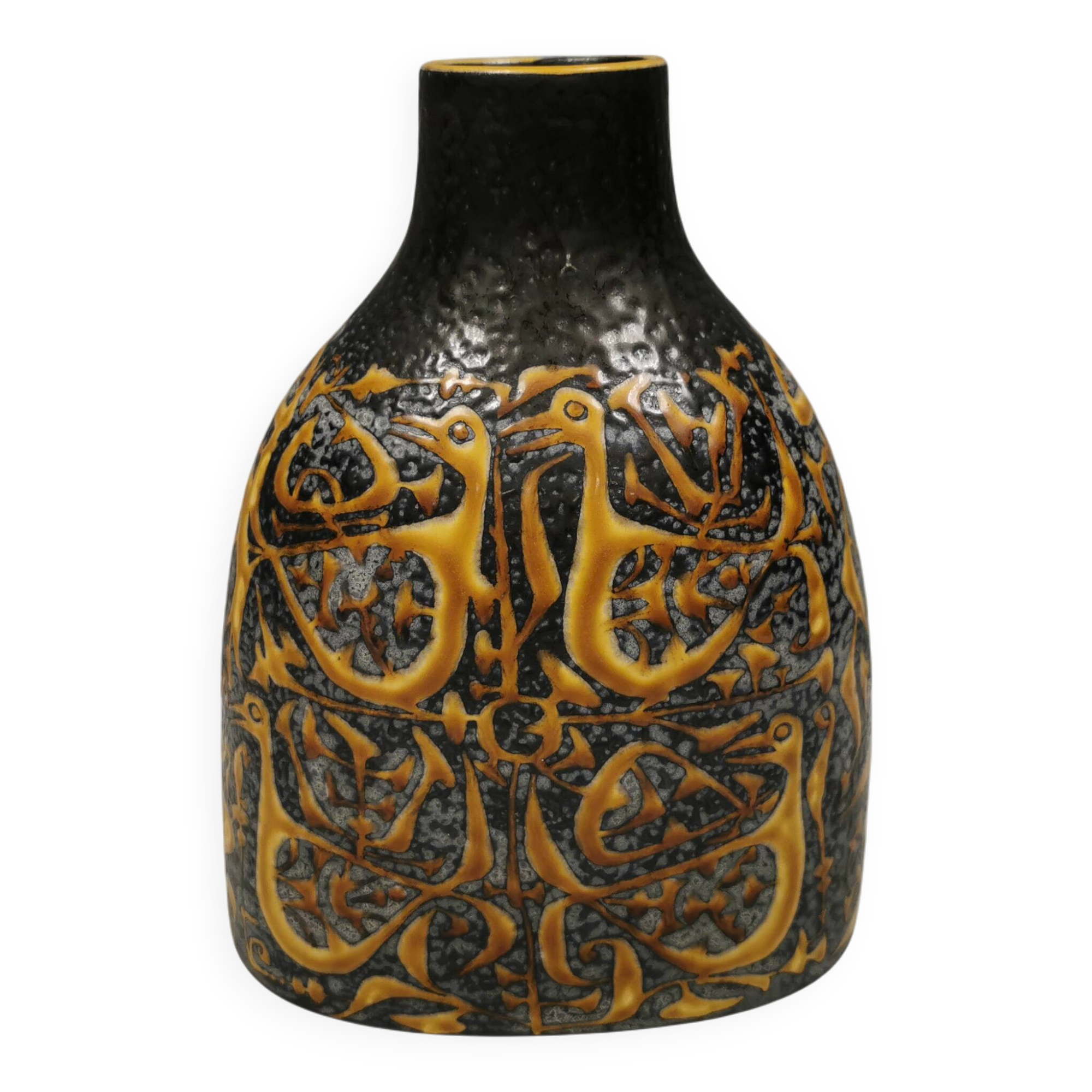 Vase from Danish Royal Copenhagen/Aluminia. By Nils Thorsson, BACA series