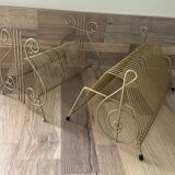 Vintage - Set of 2 record racks