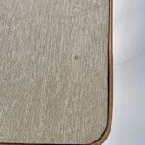 Rattan table vintage compass feet