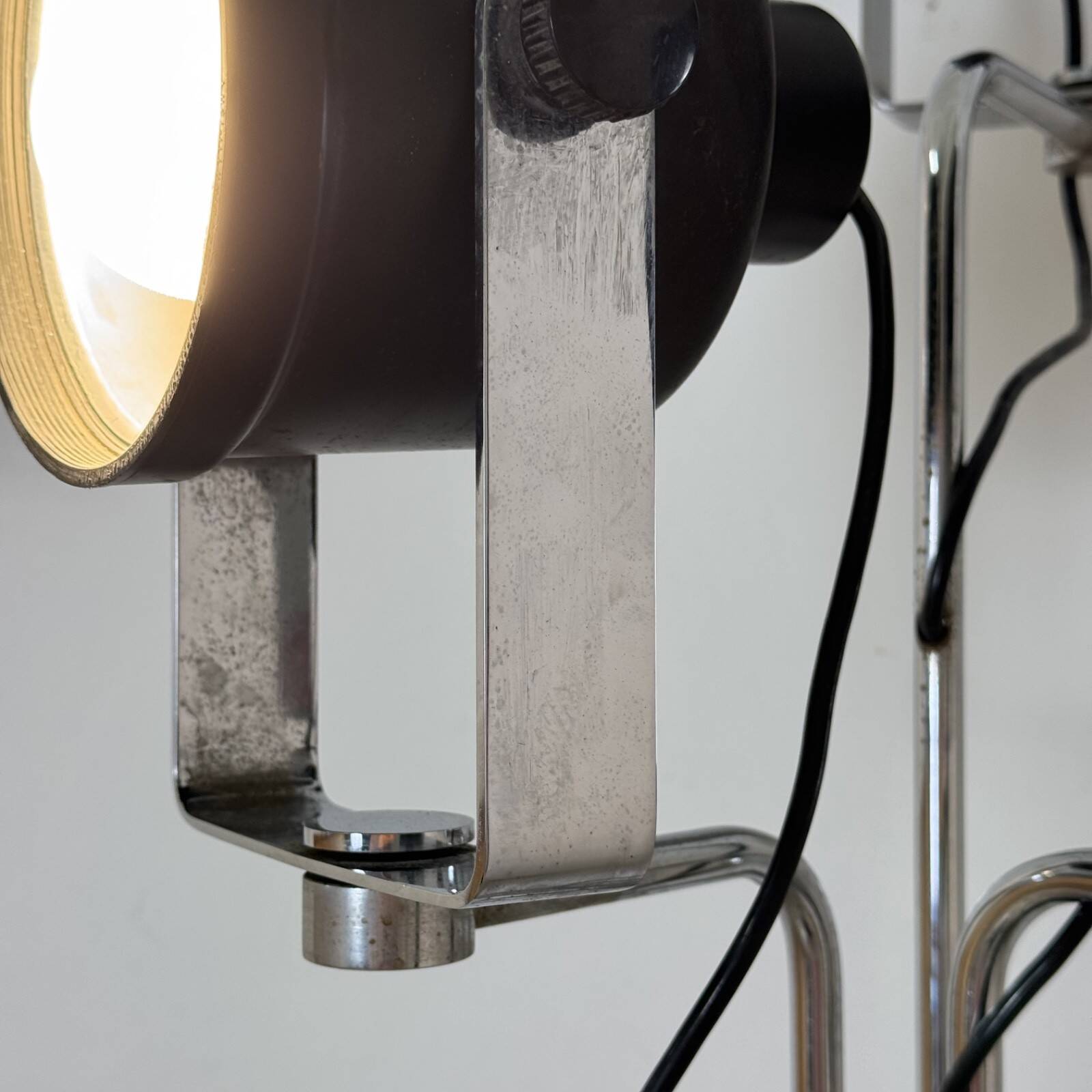 Floor Lamp Lights Milan Model P433 Brusasco and Torretta Design 1970s