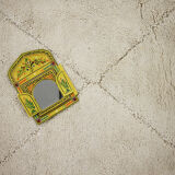 Beni ouarain white carpet 255x160cm