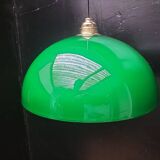 Green opaline pendant light
