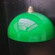 Suspension en opaline verte