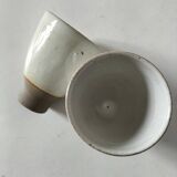 Two goblets on a pedestal Atelier Hurtault Puisaye