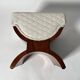 Art Deco Stool in Rosewood Veneer, France, 1930s