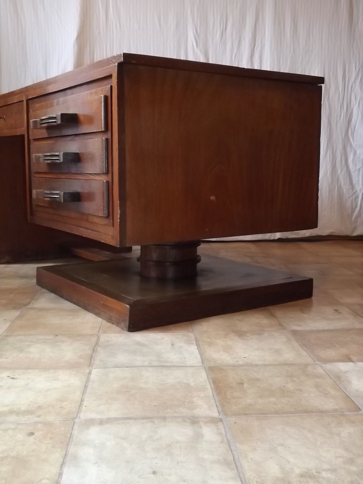 Desk oak art deco 1940