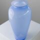 Vintage blue Murano glass vase - Italy 1970s - Flower vase, double glass, timeless shape - Elegant retro decoration, gift idea