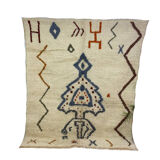 Handcrafted Moroccan Berber carpet 207 x 166 CM