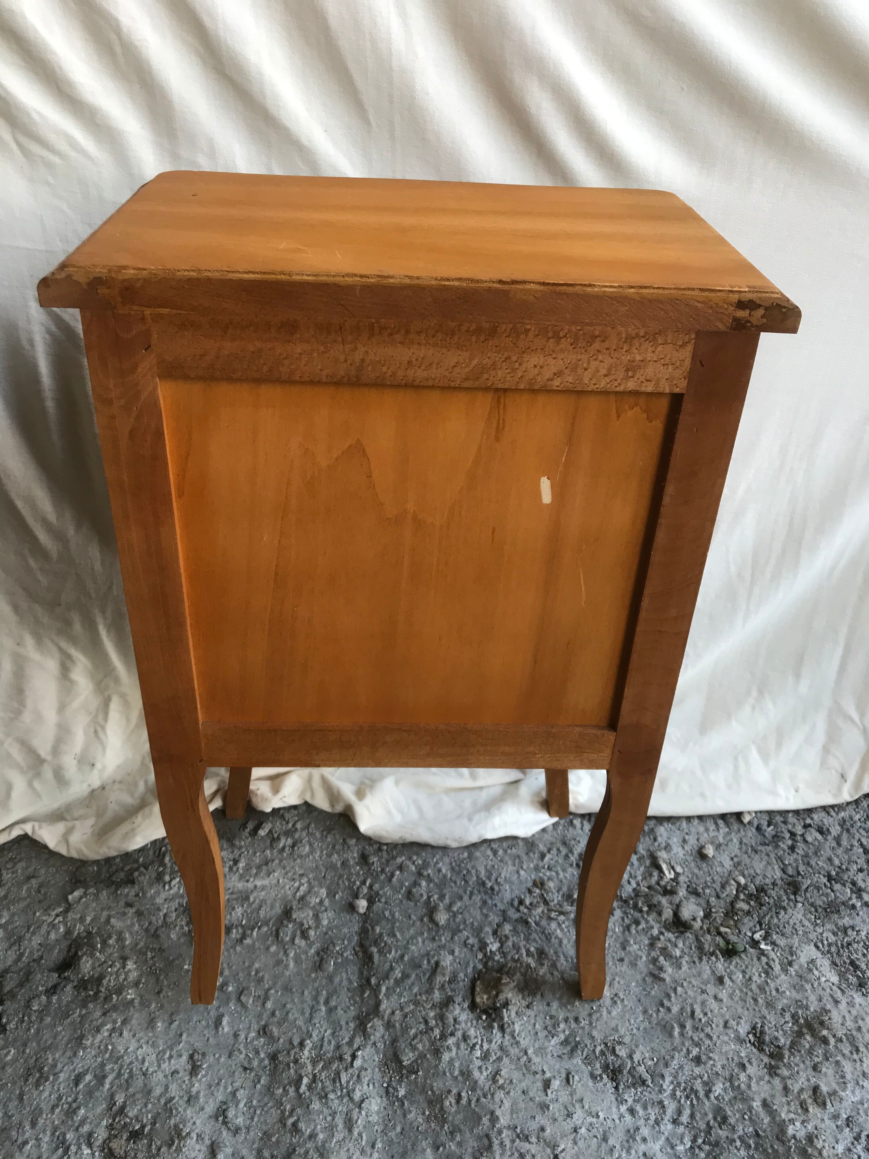 Pair old bedside table