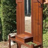 Art Deco oak cloakroom
