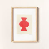 Series of 4 paintings on paper signed Eawy