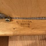 Scandinavian design armchair stamped "hans wegner" 1960.