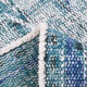 Faded blue carpet rug 301x185cm