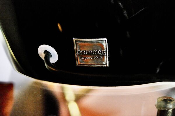 Grande lampe vintage en céramique pour drimmer 1970