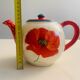 Lunéville porcelain coffee/tea service - "Poppy" collection