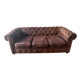 Suede Chesterfield Sofa