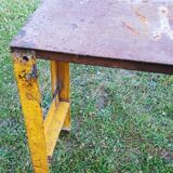 Industrial metal workbench