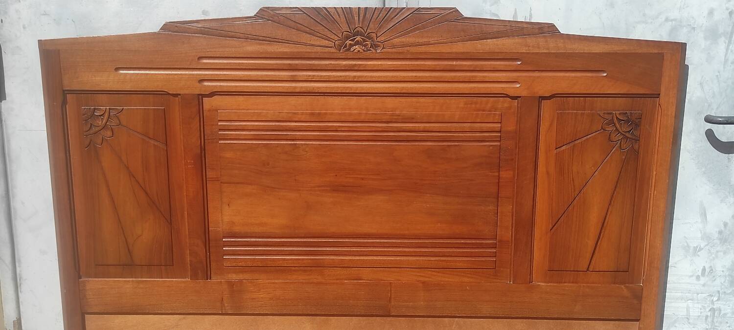 Art deco bed 140 cm