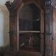 Empire-style solid pine workshop library from the 19th century.