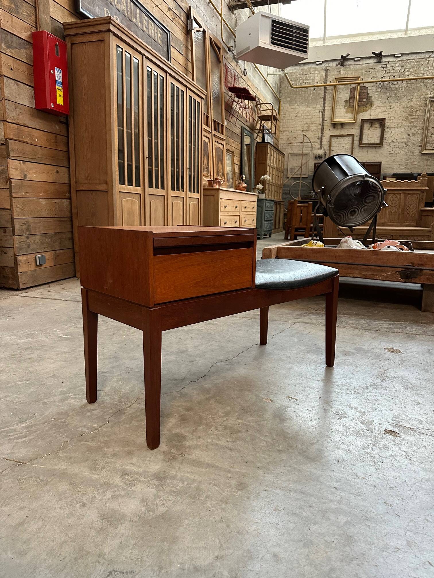 60s Hallway Bench
