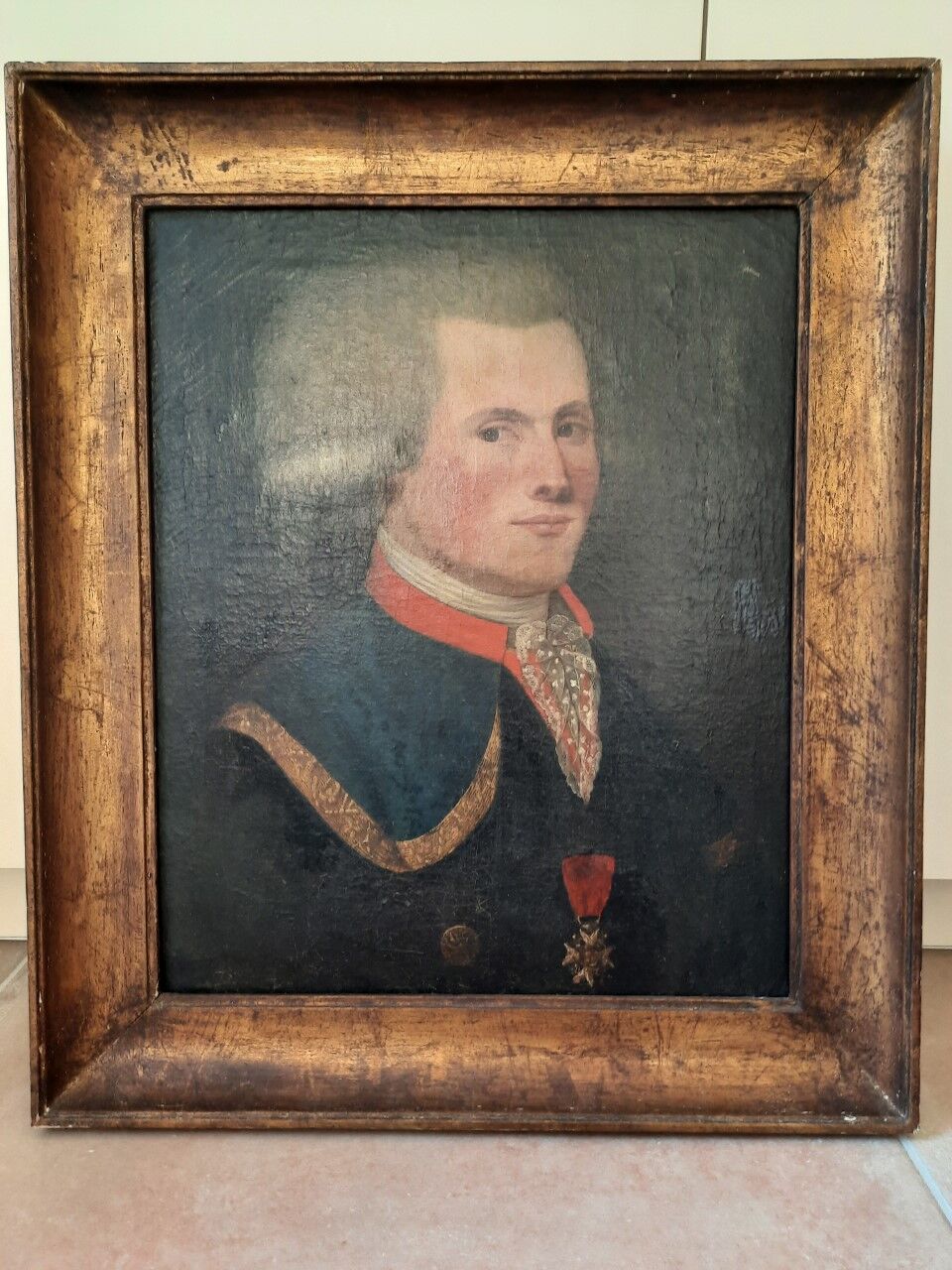 Oil portrait XVIIIth