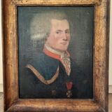 Oil portrait XVIIIth