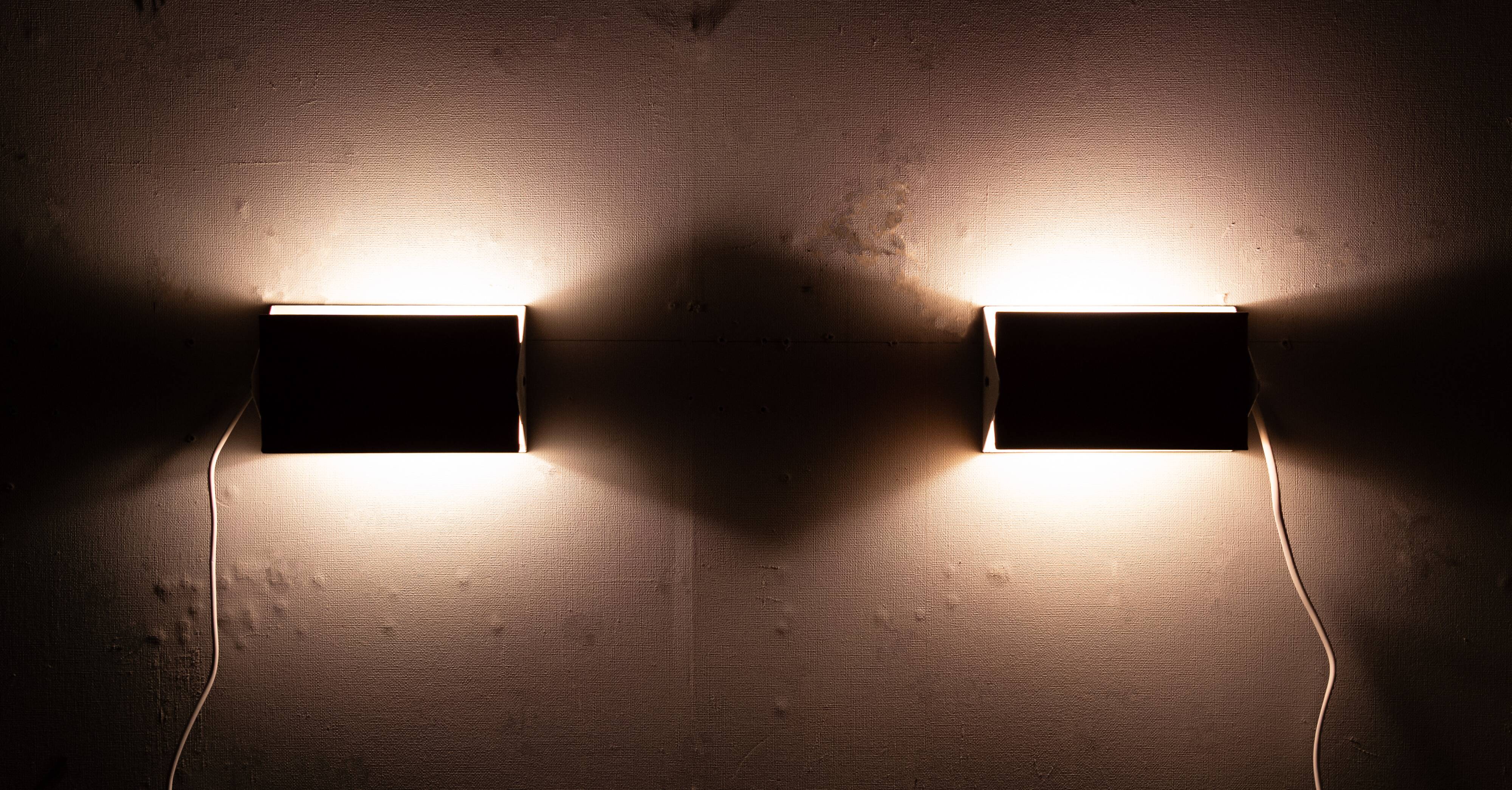 Scone 7013 wall lamps by J. Hoogervorst for Anvia Almelo, 1960s