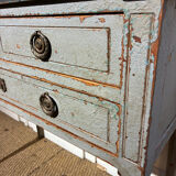 Old chest of drawers, console with 2 drawers