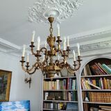 Lustre bronze 12 lumières