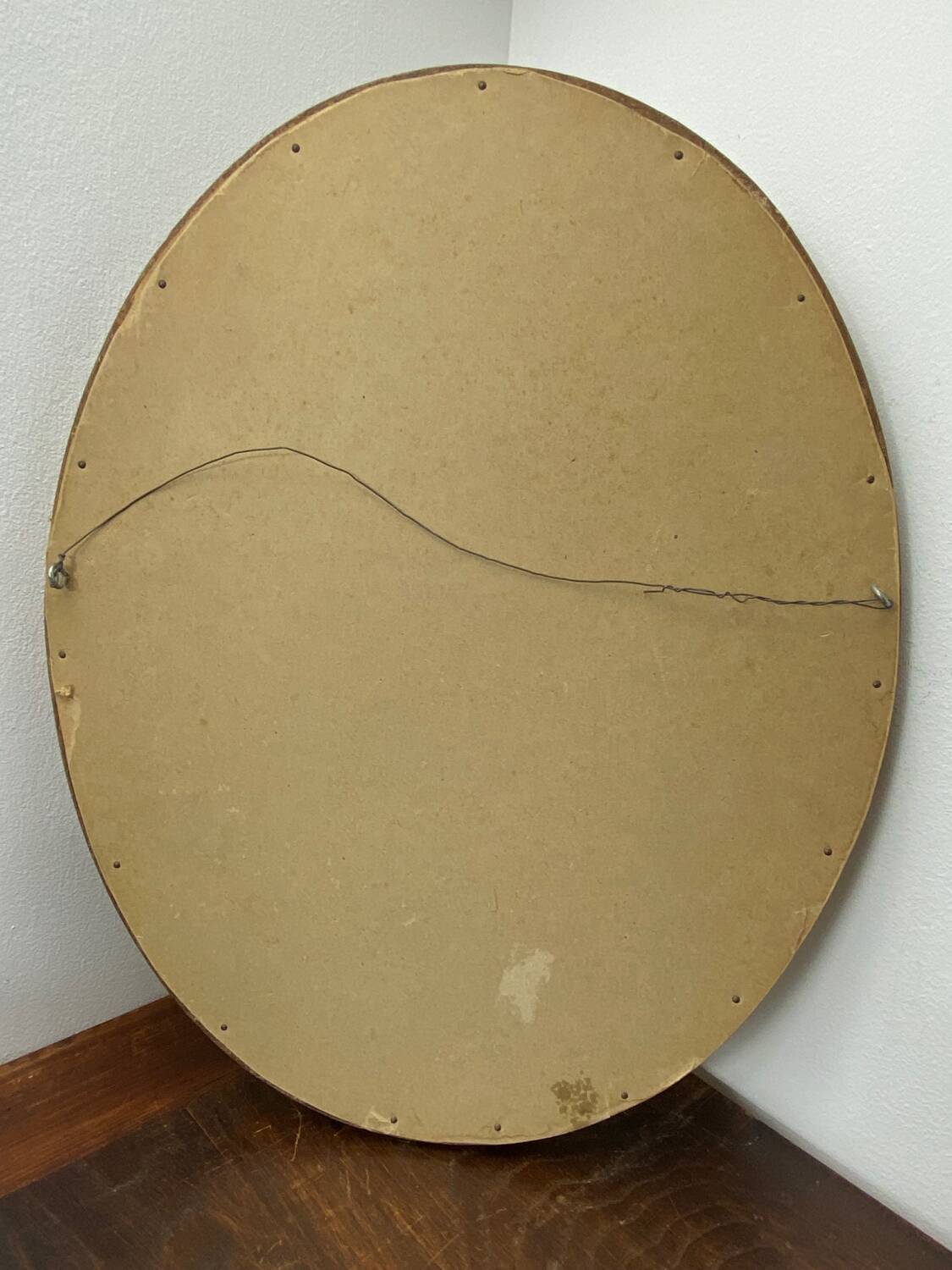 Old wooden mirror
