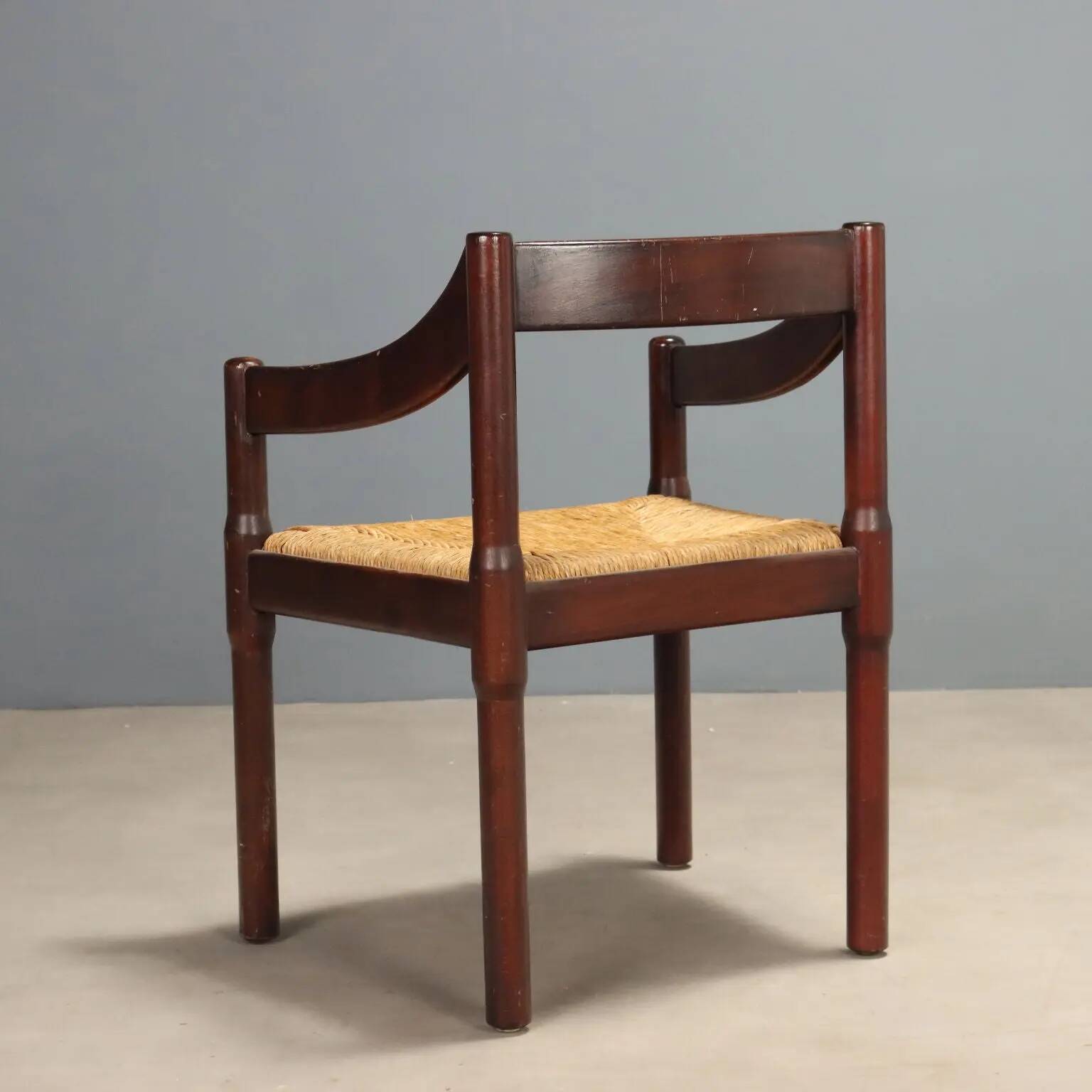 Carimate chair Cassina vintage design V. Magistretti 1960s