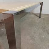 Table basse travertin vintage