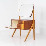 Coiffeuse emblématique d'Ølholm Møbelfabrik (Danemark, années 1960).