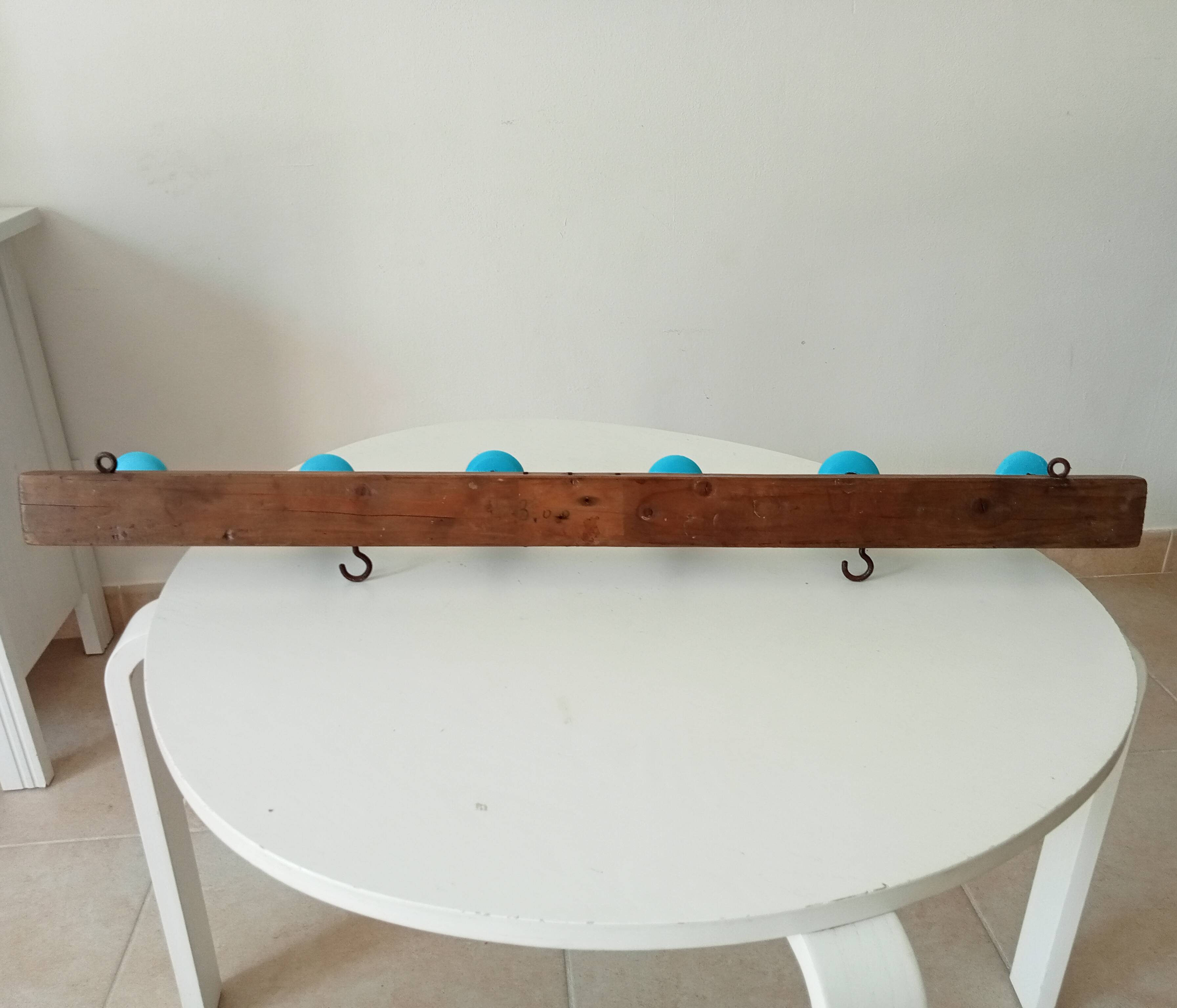 Old wall coat rack from the 40s