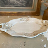 Aged white porcelain dish