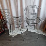 High stool by Harry Bertoia for knoll