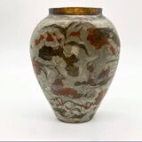 Vase « Meiji » laiton cloisonné, 1900s