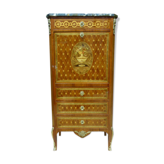 Secretary in marquetry XIX