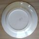 Plat rond Digoin Sarreguemines Roses bleues